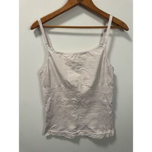 Assets Red Hot Label by Spanx White Camisole Shapewear Spaghetti Tank Top XL